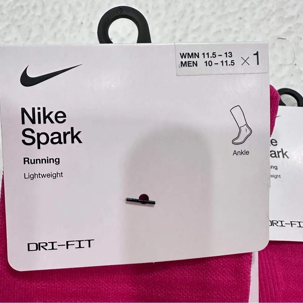 Pink Nike Spark Running Socks